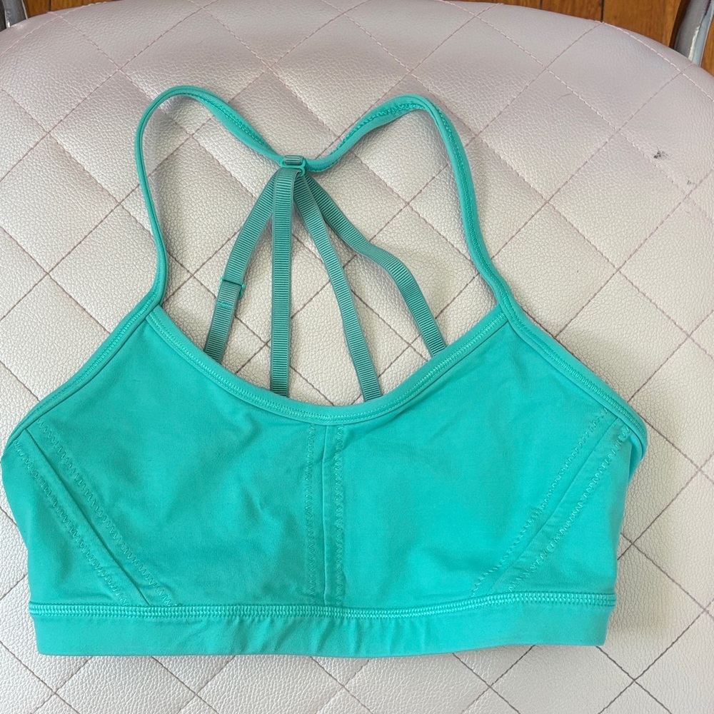 Lululemon Sports Bra Strappy Teal